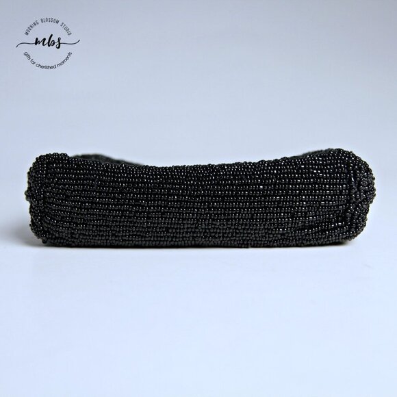 Vintage Beaded Golden Chain Strap Mini Shoulder Bag - Picture 5 of 11